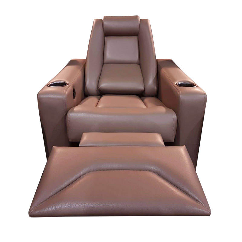 Single seat video room private cinema sofa luxury, all-electric stretching function