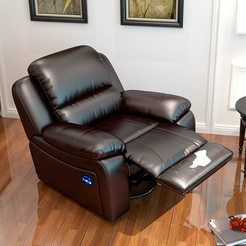 Single seat video room private cinema sofa luxury, all-electric stretching function