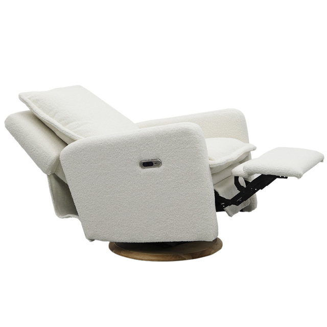 Full fabric comfortable Four silent motors electric leisure chair, home small multi-functional sofa recliner