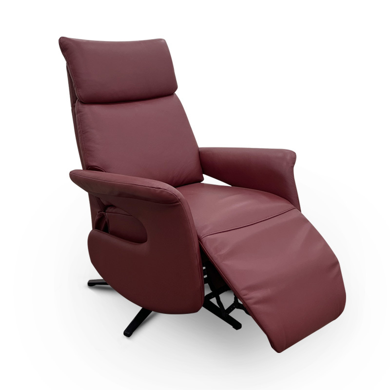 Contact surface cowhide fabric comfortable double mute motor electric leisure chair, small multi-functional sofa recliner for home
