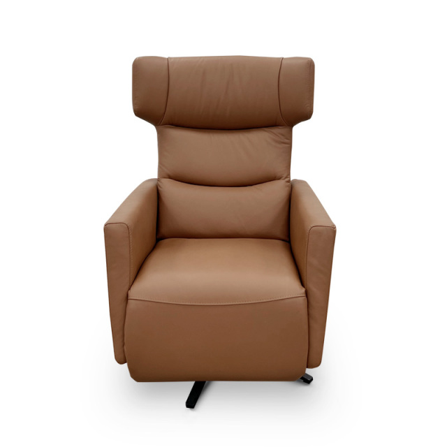 Contact surface cowhide fabric comfortable double mute motor electric leisure chair, small multi-functional sofa recliner for home