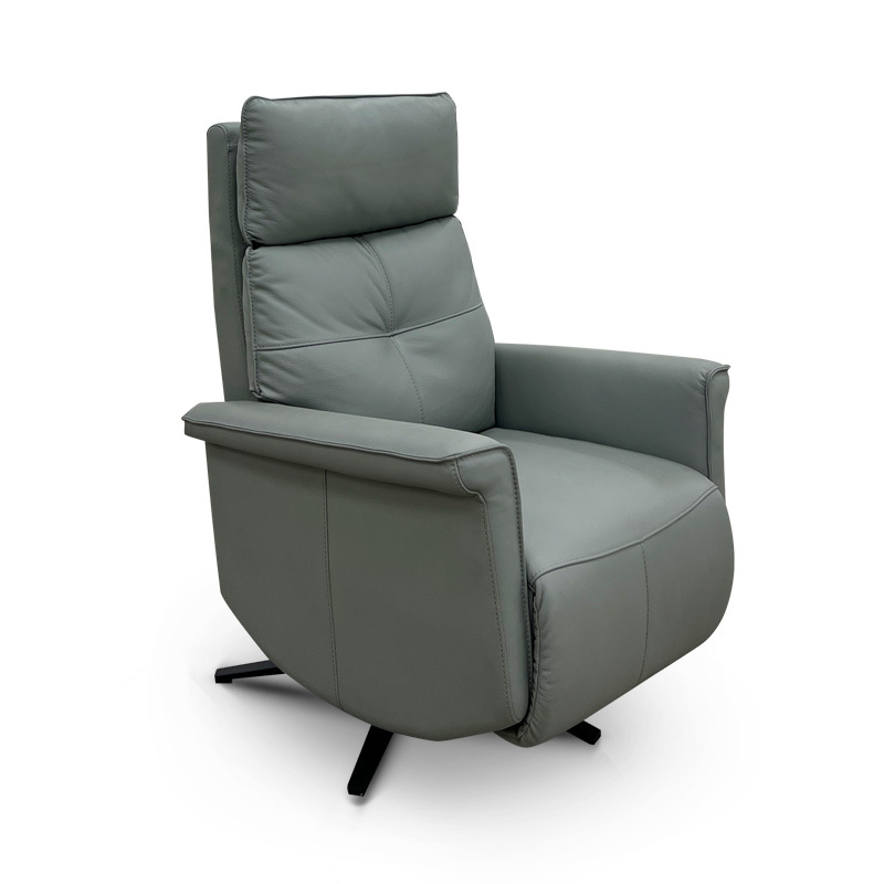 Contact surface cowhide fabric comfortable double mute motor electric leisure chair, small multi-functional sofa recliner for home