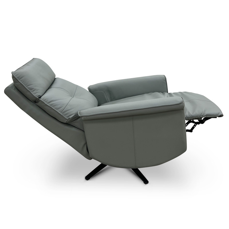 Contact surface cowhide fabric comfortable double mute motor electric leisure chair, small multi-functional sofa recliner for home