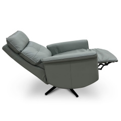 Contact surface cowhide fabric comfortable double mute motor electric leisure chair, small multi-functional sofa recliner for home