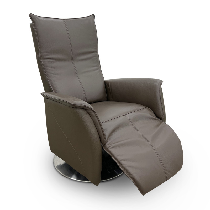 Contact surface cowhide fabric comfortable double mute motor electric leisure chair, small multi-functional sofa recliner for home
