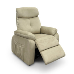 Full fabric comfortable Four silent motors electric leisure chair, home small multi-functional sofa recliner
