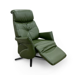 Contact surface cowhide fabric comfortable double mute motor electric leisure chair, small multi-functional sofa recliner for home