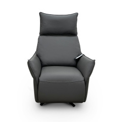Contact surface cowhide fabric comfortable three mute motor electric leisure chair, small multi-functional sofa recliner for home