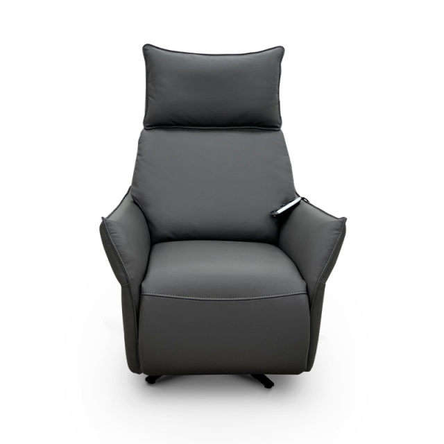 Contact surface cowhide fabric comfortable three mute motor electric leisure chair, small multi-functional sofa recliner for home