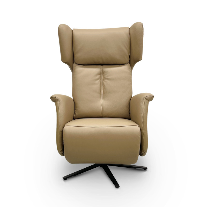Contact surface cowhide fabric comfortable double mute motor electric leisure chair, small multi-functional sofa recliner for home
