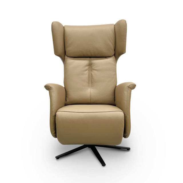 Contact surface cowhide fabric comfortable double mute motor electric leisure chair, small multi-functional sofa recliner for home
