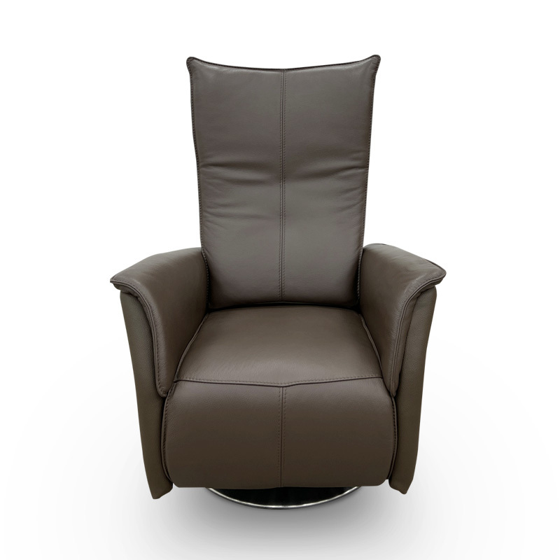 Contact surface cowhide fabric comfortable double mute motor electric leisure chair, small multi-functional sofa recliner for home