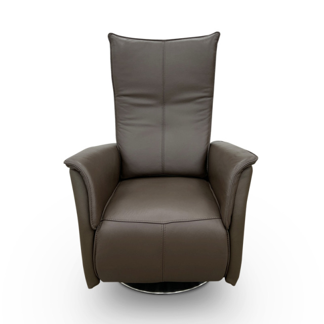 Contact surface cowhide fabric comfortable double mute motor electric leisure chair, small multi-functional sofa recliner for home