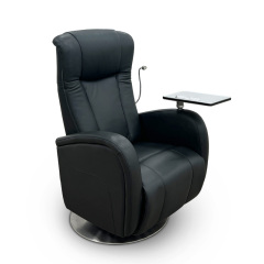 Contact surface cowhide fabric comfortable double mute motor electric leisure chair, small multi-functional sofa recliner for home