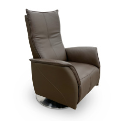 Contact surface cowhide fabric comfortable double mute motor electric leisure chair, small multi-functional sofa recliner for home