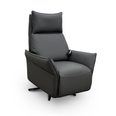 Contact surface cowhide fabric comfortable three mute motor electric leisure chair, small multi-functional sofa recliner for home