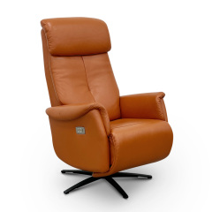 Contact surface cowhide fabric comfortable double mute motor electric leisure chair, small multi-functional sofa recliner for home