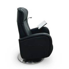 Contact surface cowhide fabric comfortable double mute motor electric leisure chair, small multi-functional sofa recliner for home