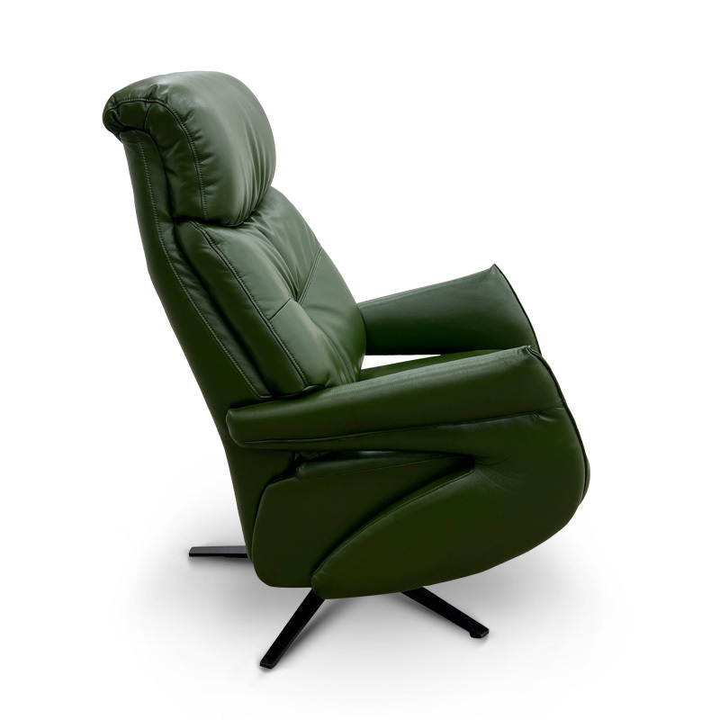 Contact surface cowhide fabric comfortable double mute motor electric leisure chair, small multi-functional sofa recliner for home