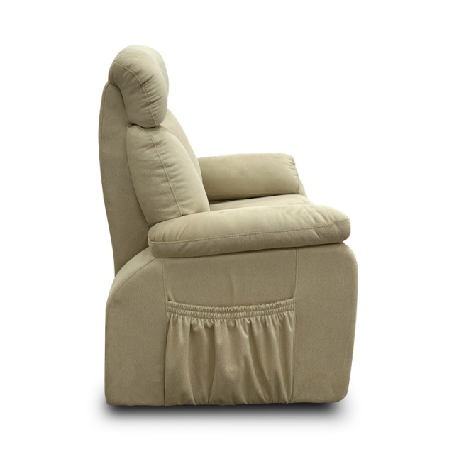 Full fabric comfortable Four silent motors electric leisure chair, home small multi-functional sofa recliner