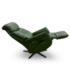 Contact surface cowhide fabric comfortable double mute motor electric leisure chair, small multi-functional sofa recliner for home
