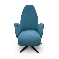 The collision of leather and fabric comfortable double mute motor electric leisure chair, small multi-functional sofa recliner for home