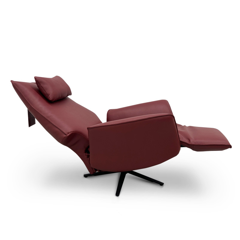 Contact surface cowhide fabric comfortable double mute motor electric leisure chair, small multi-functional sofa recliner for home