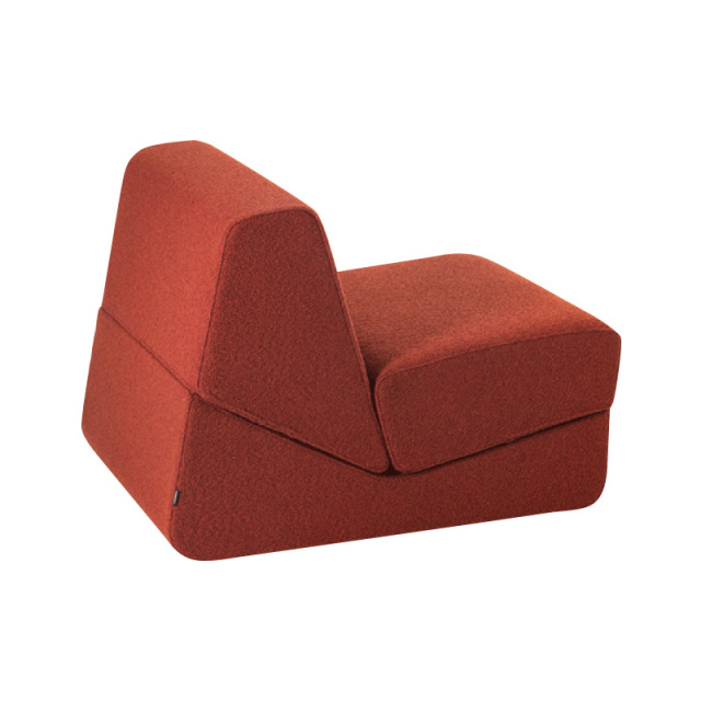 Compression sofa folding couch lounger tatami vacuum roll bag foreign trade exports no skeleton single fabric sofa
