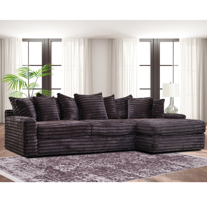 Compression sofa, Oasis sofa , super wide seated deep velvet fabric sofa Large villa plush cinema sofa