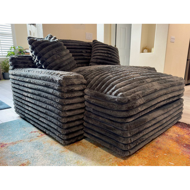 Compression sofa, Oasis sofa , super wide seated deep velvet fabric sofa Large villa plush cinema sofa