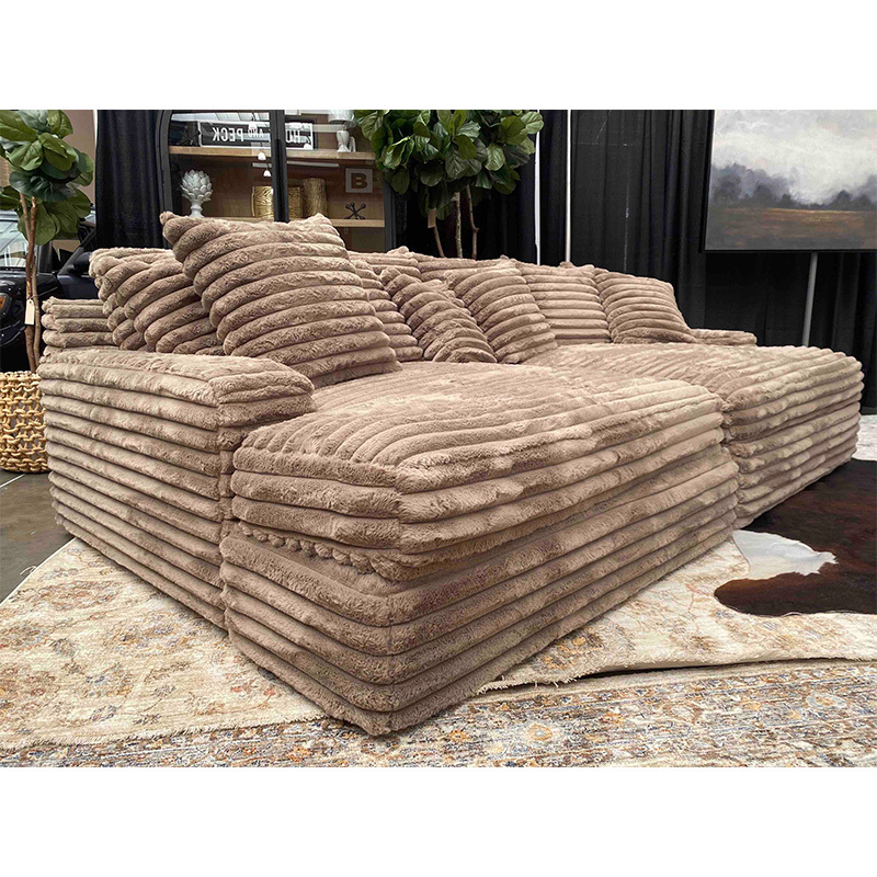 Compression sofa, Oasis sofa , super wide seated deep velvet fabric sofa Large villa plush cinema sofa