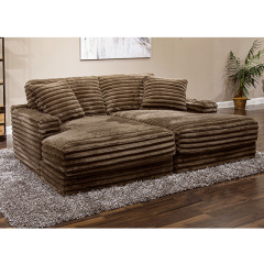 Compression sofa, Oasis sofa , super wide seated deep velvet fabric sofa Large villa plush cinema sofa