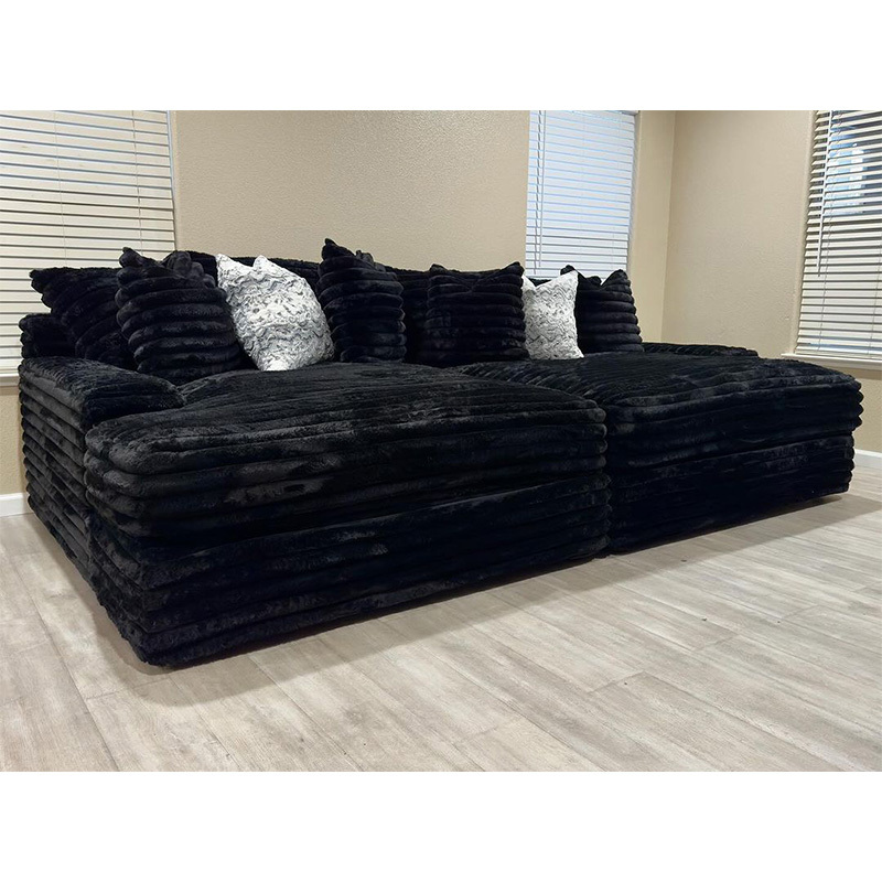 Compression sofa, Oasis sofa , super wide seated deep velvet fabric sofa Large villa plush cinema sofa
