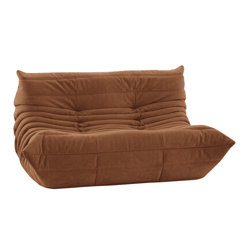 Togo Sofa，no frame compression roll sofa，abric sofa, living room furniture，2-seater- sofa