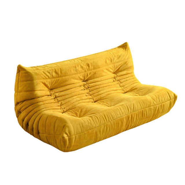Togo Sofa，no frame compression roll sofa，abric sofa, living room furniture，2-seater- sofa