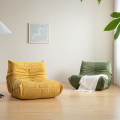 Togo Sofa，no frame compression roll sofa，abric sofa, living room furniture，1-seater- sofa