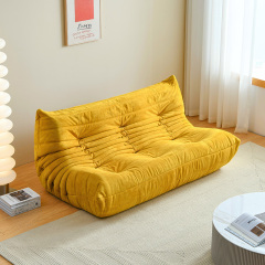 Togo Sofa，no frame compression roll sofa，abric sofa, living room furniture，2-seater- sofa