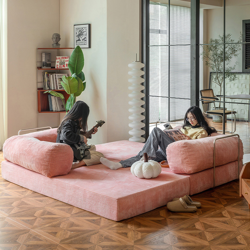 Teddy sofa，no frame compression roll sofa，abric sofa, living room furniture