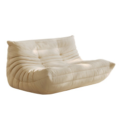 Togo Sofa，no frame compression roll sofa，abric sofa, living room furniture，2-seater- sofa