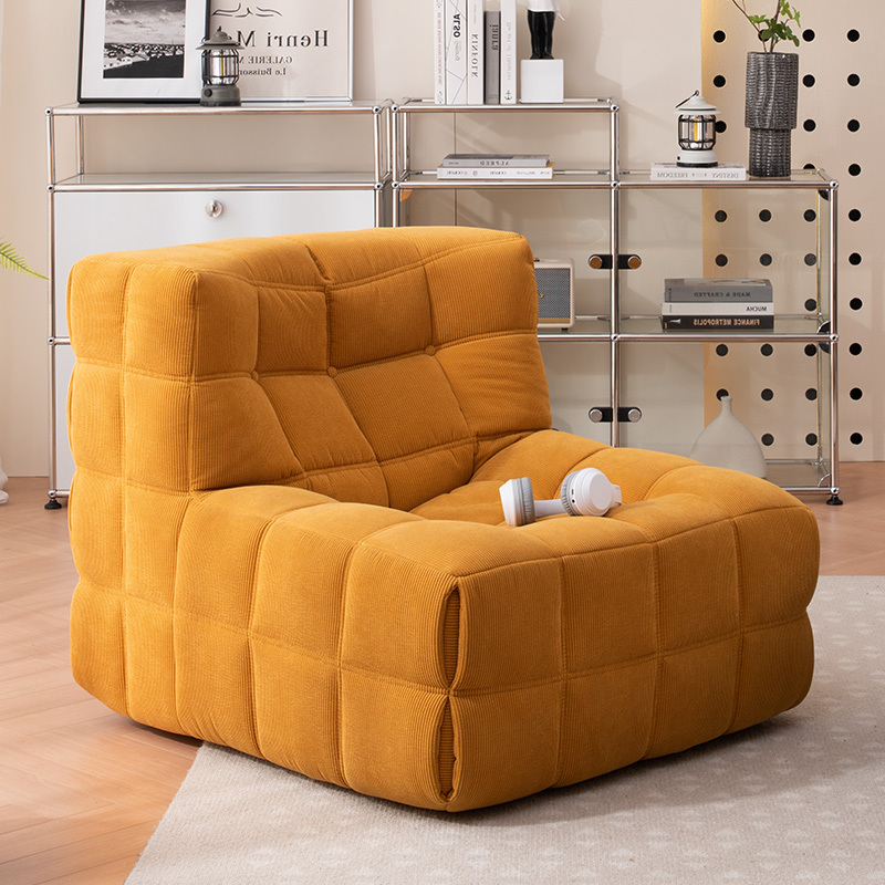 kashima sofa，no frame compression roll sofa，abric sofa, living room furniture，1-seater- sofa