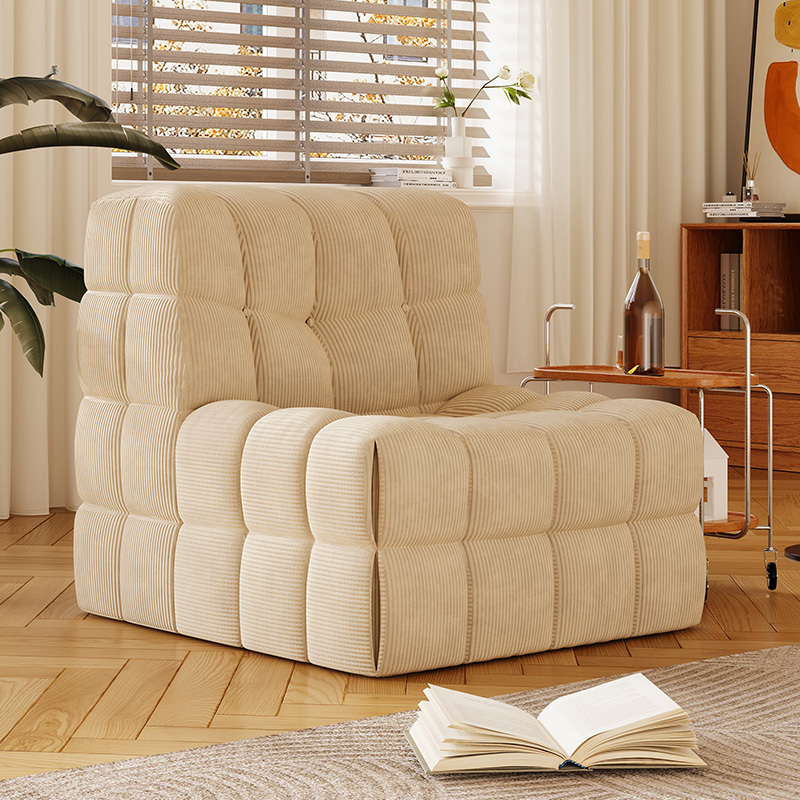 kashima sofa，no frame compression roll sofa，abric sofa, living room furniture，1-seater- sofa