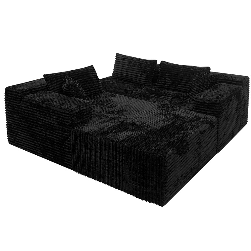 Shar Pei sofa compression sofa, two chaise，fabric sofa, living room furniture