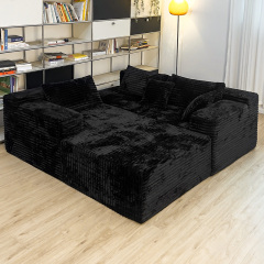 Shar Pei sofa compression sofa, two chaise，fabric sofa, living room furniture