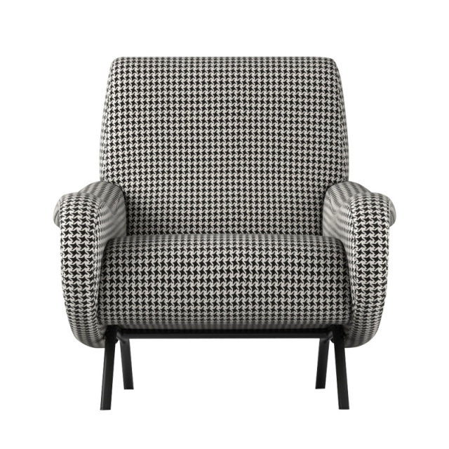 Modern simple armchair Nordic light luxury sofa chair leisure living room fabric designer single chair