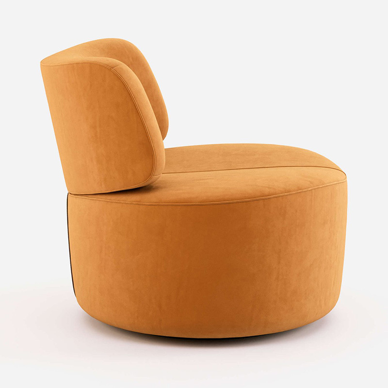 Nordic simple Japanese single fabric sofa small bedroom leisure technology cloth creative network red sofa chair