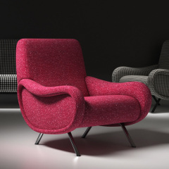 Modern simple armchair Nordic light luxury sofa chair leisure living room fabric designer single chair