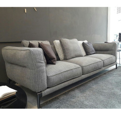 Italy Northern Europe high-end imported modern living room guest combination fabric sofa, 3 seats