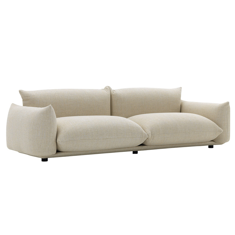 Modern simple armchair, Japanese light luxury sofa chair, leisure living room fabric sofa, Seater for 2