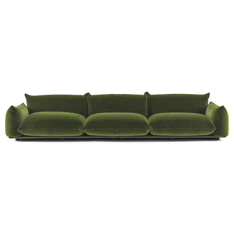 Modern simple armchair, Japanese light luxury sofa chair, leisure living room fabric sofa, Seater for 3