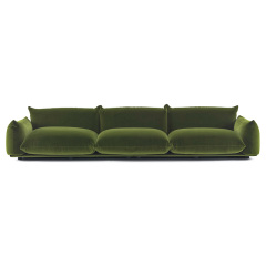 Modern simple armchair, Japanese light luxury sofa chair, leisure living room fabric sofa, Seater for 3